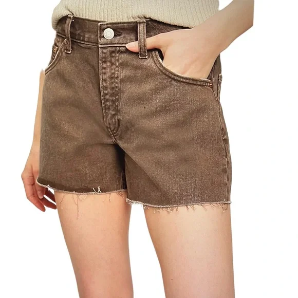 NWT GAP (30) Low Stride Shorts with Washwell - Expresso Brown - Picture 3 of 11